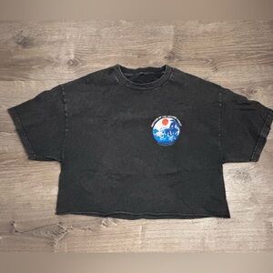 J Galt Brandy Melville Crop Graphic T-Shirt Natives of The Golden Coast OS